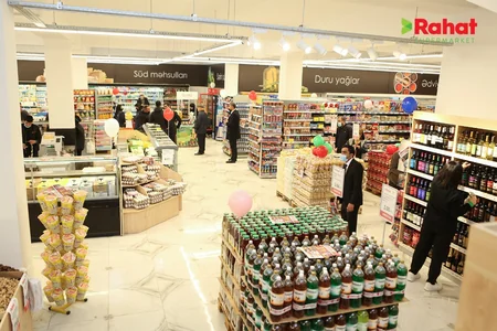 Masallı şəhərində “Rahat” marketin yeni filialı açılıb