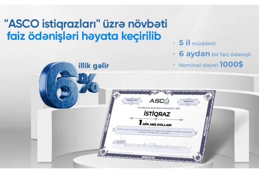 ASCO istiqrazları üzrə növbəti faiz ödənişləri həyata keçirilib