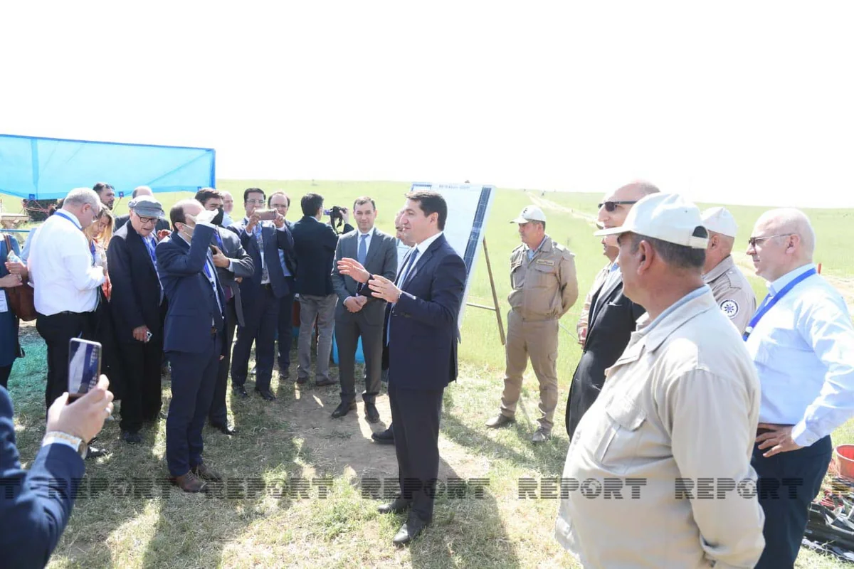 Representatives of international think tanks get acquainted with mine clearance in Fuzuli