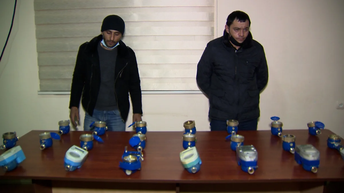 Sumqayıtda 20-dən artıq su sayğacı oğurlayan şəxslər saxlanılıblar