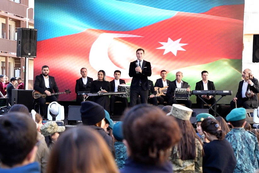 Cəbrayıl şəhərində ilk dəfə Zəfər Günü qeyd olunub