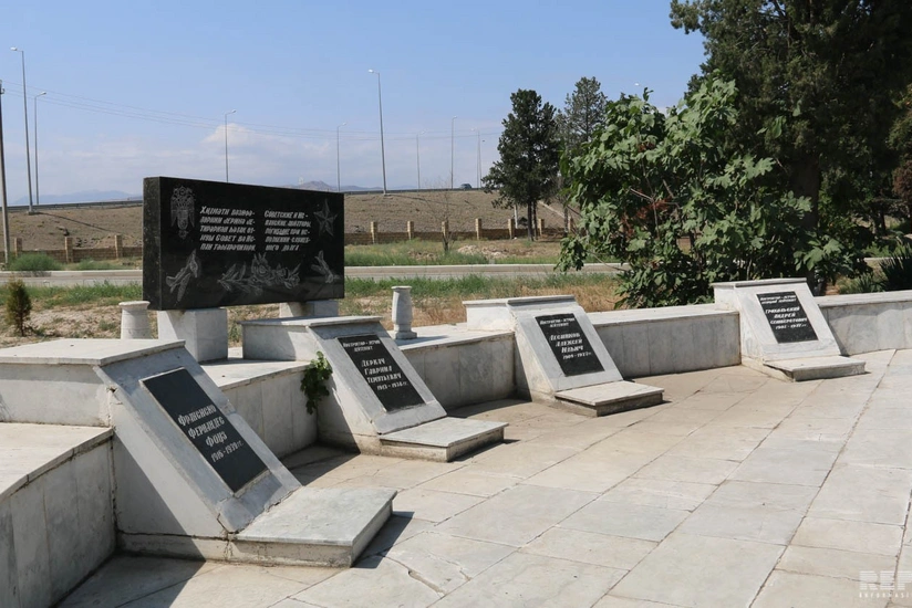 Gəncədə dəfn olunan ispan pilotlar - VİDEOREPORTAJ