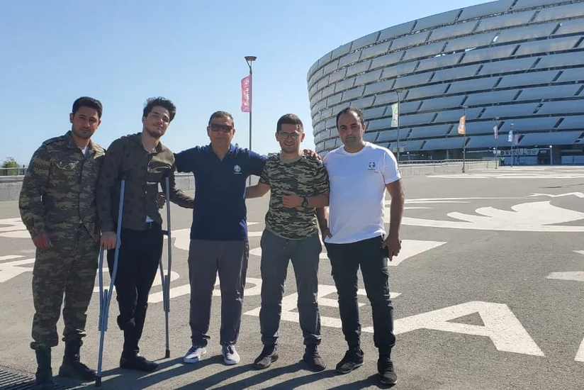 AVRO-2020: Şəhid ailələri və qazilər Bakıdakı oyunu stadionda izləyib