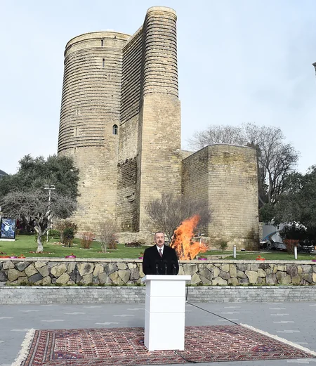 Prezident İlham Əliyev Novruz bayramı münasibətilə ümumxalq şənliyində iştirak edib - YENİLƏNİB