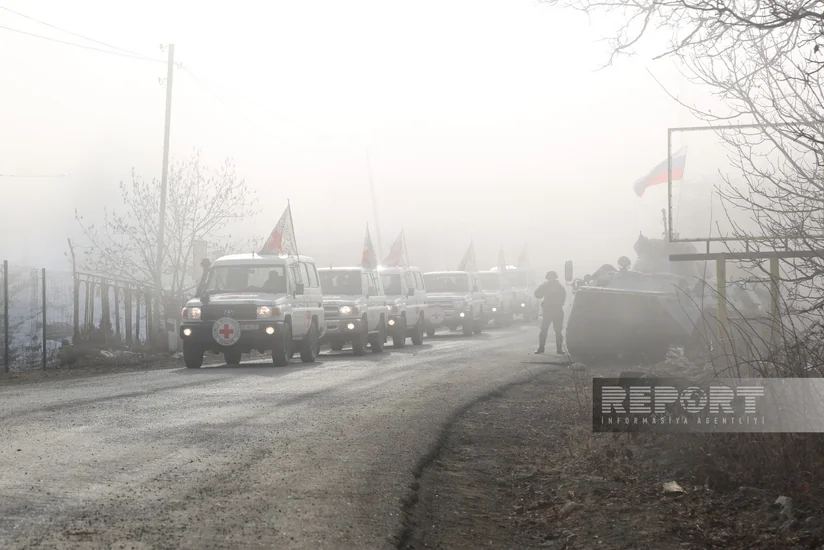 По дороге Ханкенди-Лачын беспрепятственно проехали 12 автомобилей МККК