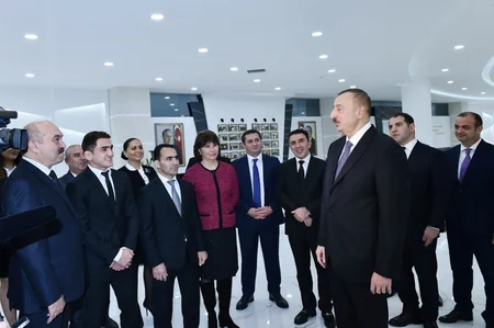Prezident Abşeron Olimpiya İdman Kompleksinin açılışında iştirak edib