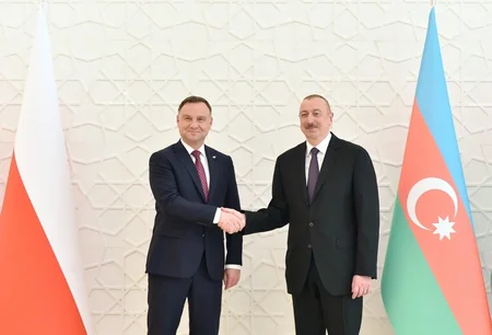 Official welcome ceremony was held for Polish President Andrzej Duda