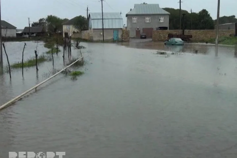 Cənub bölgəsində sel sularının yaratdığı fəsadlar - FOTOREPORTAJ