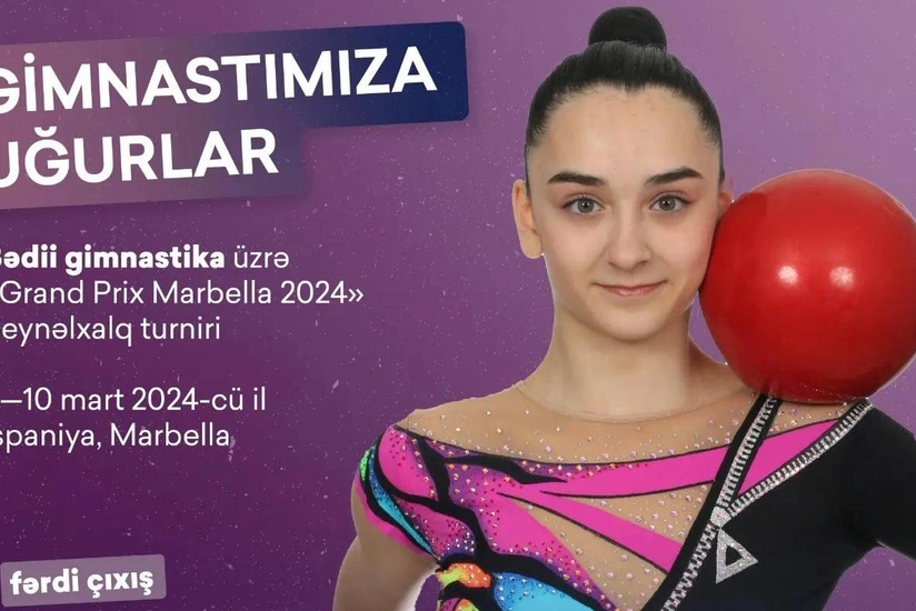 Azerbaijani rhythmic gymnast to perform at tournament in Spain