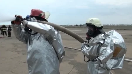 FHN Gəncə Beynəlxalq Hava Limanında taktiki təlim keçirib