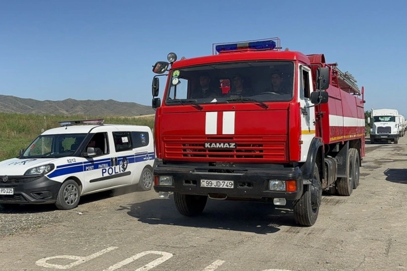 Ağdərədə yanğınsöndürmə avtomobili qəza edib, ölən və xəsarət alanlar var - YENİLƏNİB