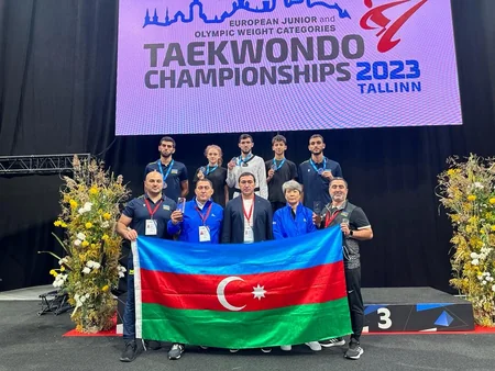 Azərbaycan taekvondoçusu Avropa çempionu olub