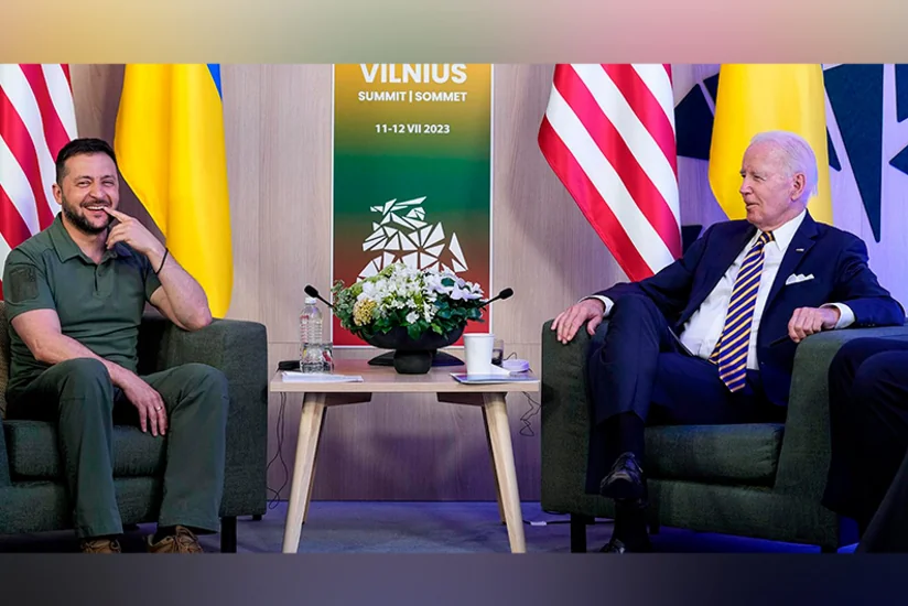 Bayden və Zelenski Vilnüsdə görüşüb - YENİLƏNİB