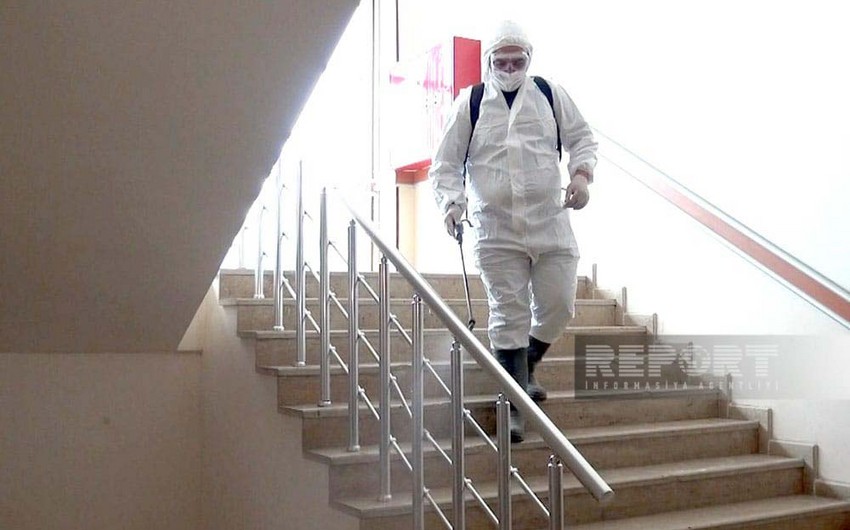 Babək rayonundakı məktəblərdə dezinfeksiya işləri aparılıb