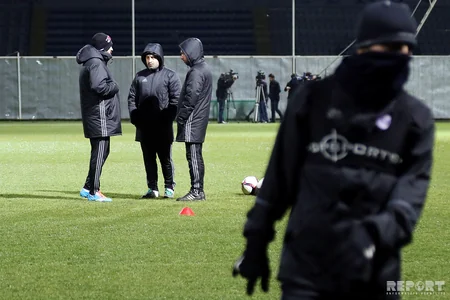 Qarabağ və Fiorentina oyundan əvvəl son məşqə çıxıb - FOTOREPORTAJ