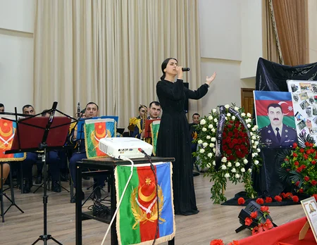 Şəhid mayor Elnur Əliyevin xatirəsi yad olunub