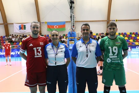 Kişi voleybolçulardan ibarət Azərbaycan millisi Avstriyaya uduzub