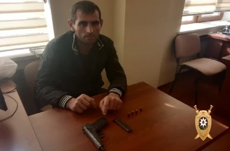 Bakıda silahlı şəxs saxlanılıb - VİDEO - YENİLƏNİB