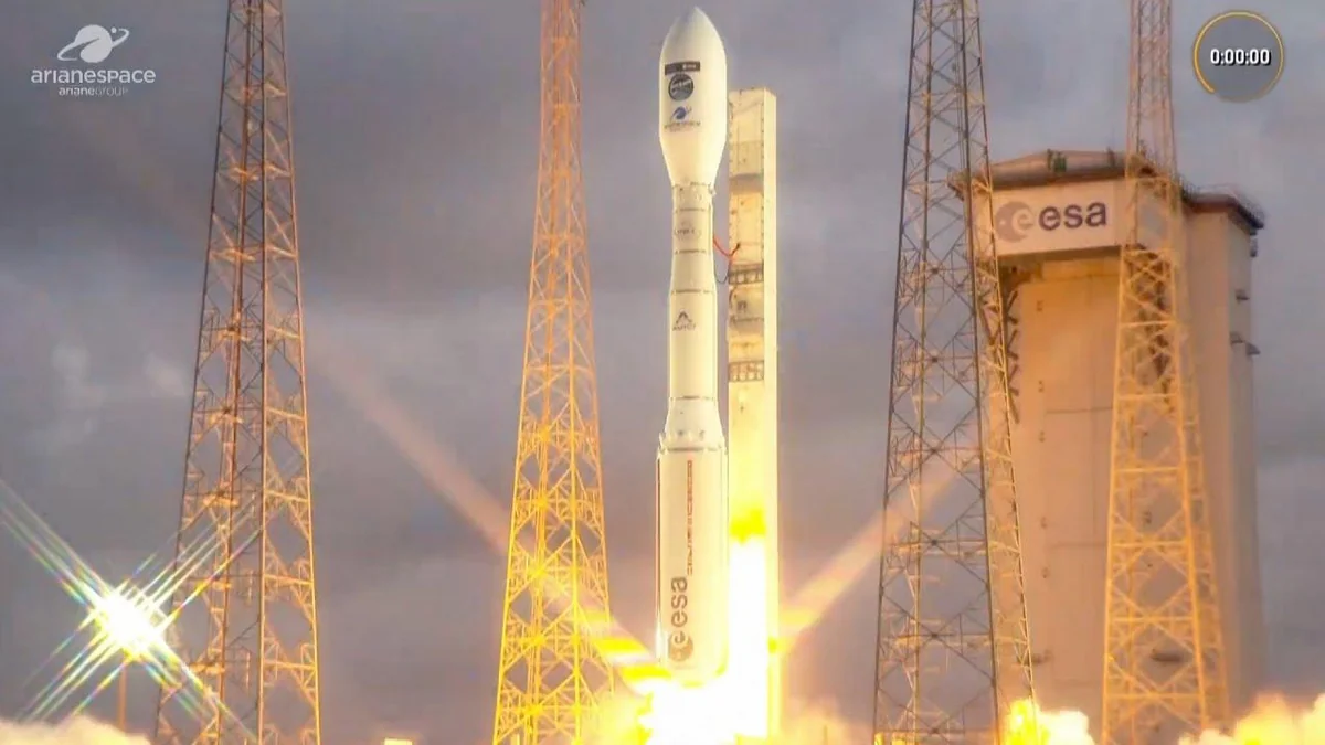 Ракета Vega C со спутником наблюдения за Землей стартовала с космодрома Куру