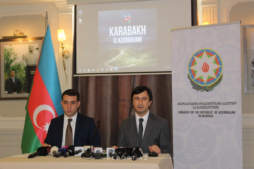 Gürcüstan ictimaiyyəti Ermənistanın müharibə cinayətləri barədə məlumatlandırılıb