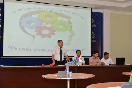 Azərikimya İB-də Neftçilər gününə həsr olunmuş “Xəmsə” bilik yarışı keçirilib
