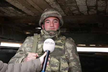 Azad edilən ərazilərdə dislokasiya olunan bölmələrdən FOTOREPORTAJ
