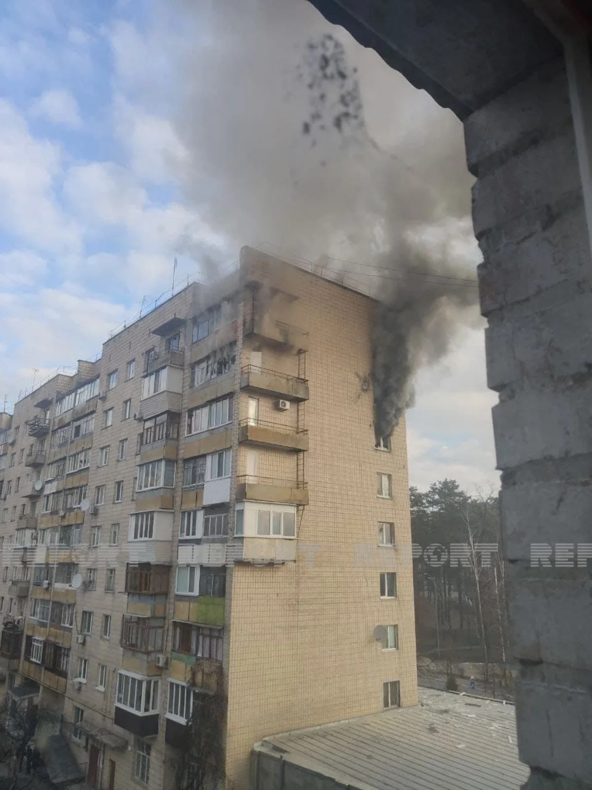 Kyiv subjected to Russian airstrikes