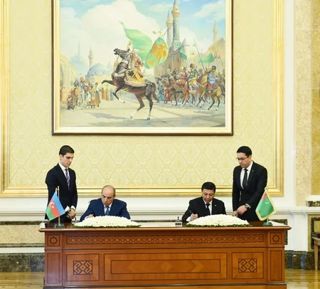 Azerbaijan, Turkmenistan sign bilateral documents