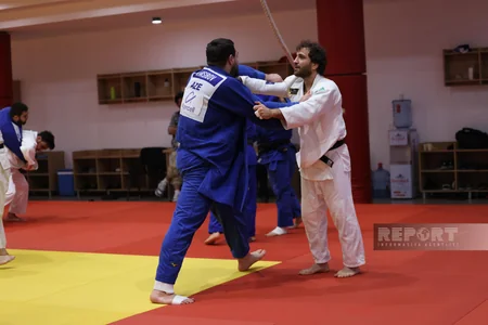 Avropa çempionatına qatılacaq Azərbaycanın cüdo millisinin açıq məşqi keçirilib