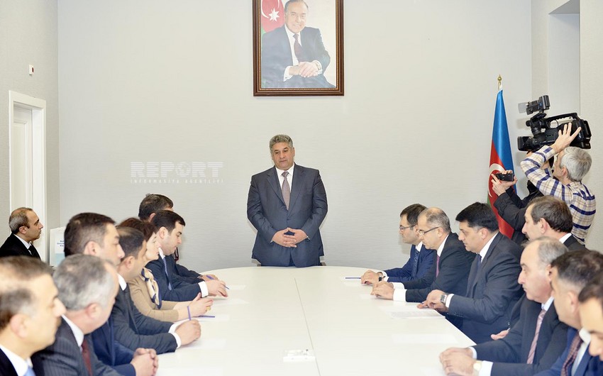 Bakı şəhər Gənclər və İdman Baş İdarəsinin yeni binasının açılışı olub - FOTOLAR