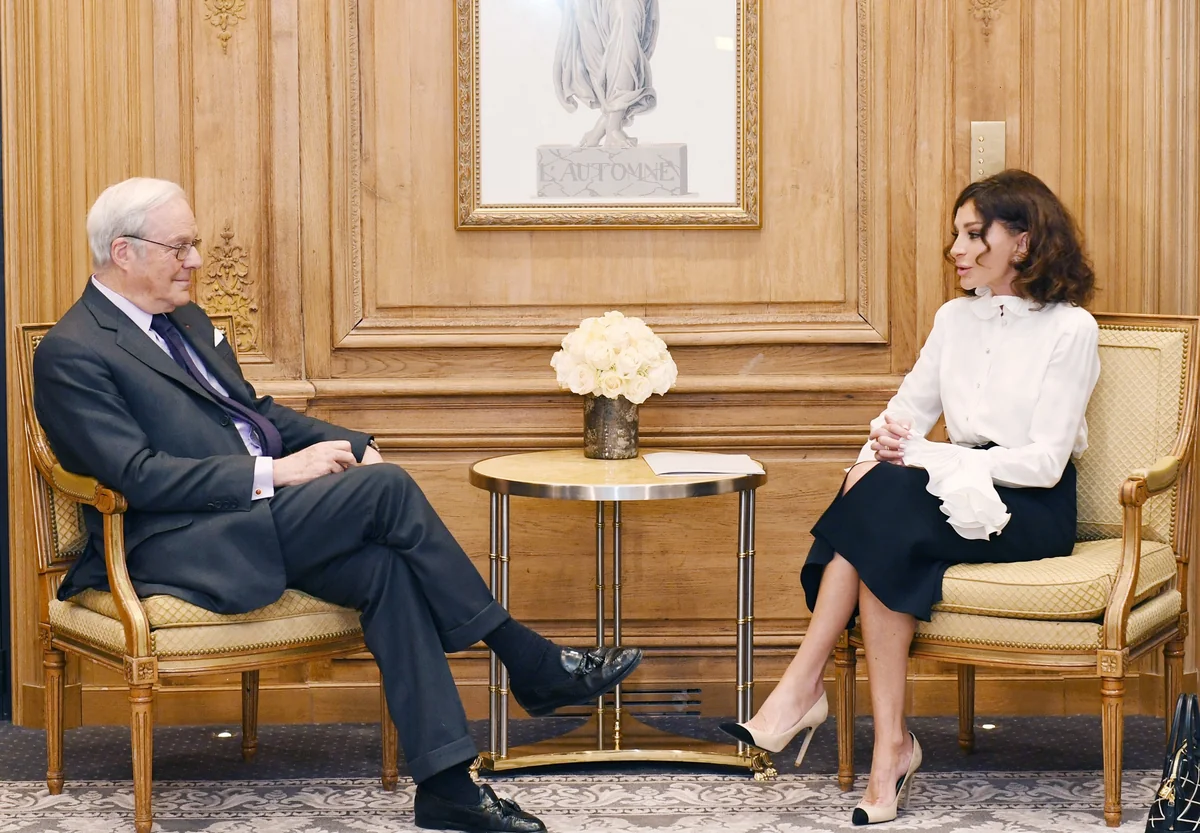 First Vice-President of Azerbaijan Mehriban Aliyeva met with chairman of Rothschild Global Financial Advisory