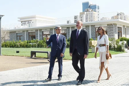 Prezident İlham Əliyev Xətai rayonunda salınan idman-əyləncə park kompleksinin açılışında iştirak edib - YENİLƏNİB