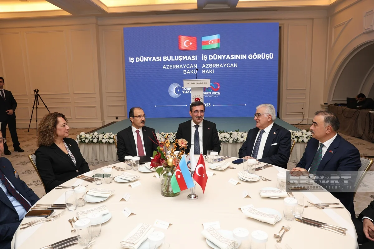 Bakıda Türkiyənin vitse-prezidentinin iştirakı ilə İş Dünyasının Görüşü adlı tədbir keçirilir