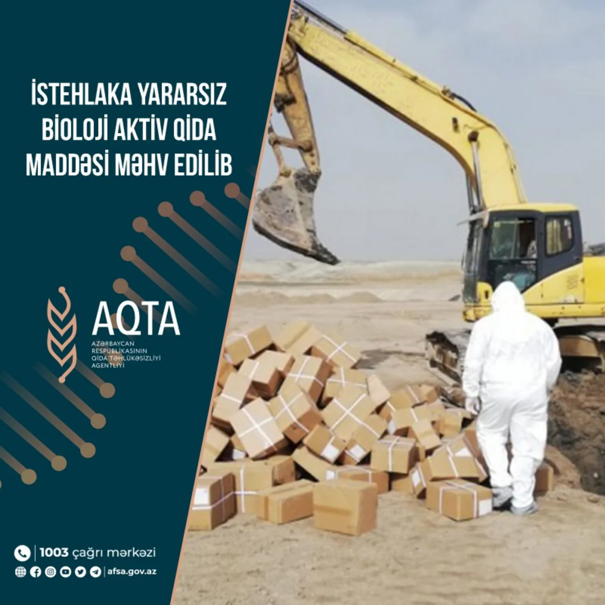 Avromedin istehlaka yararsız məhsulları məhv edilib