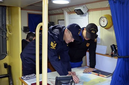 Турецкая делегация наблюдала за учебными тренировками Военно-морских сил Азербайджана