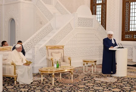 Roma Papası Heydər Məscidində olub