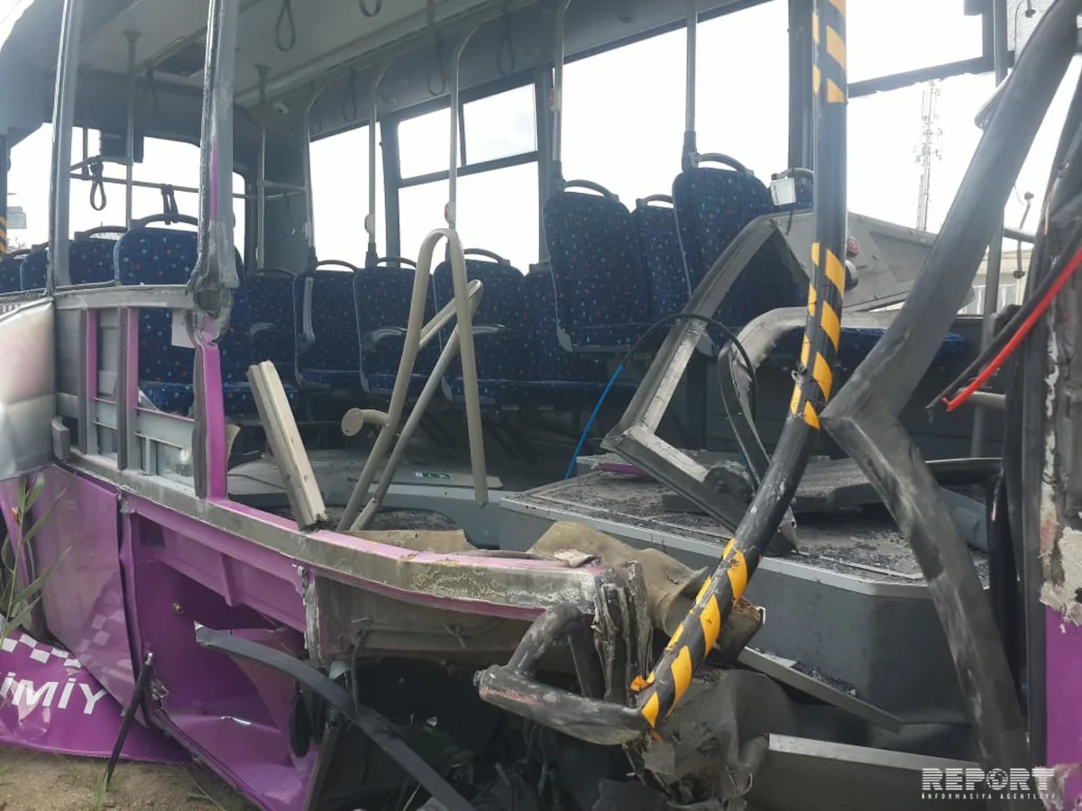 Sumqayıtda avtobus və Kamazın toqquşması nəticəsində yaralanan 13 nəfərin adı məlum olub - YENİLƏNİB