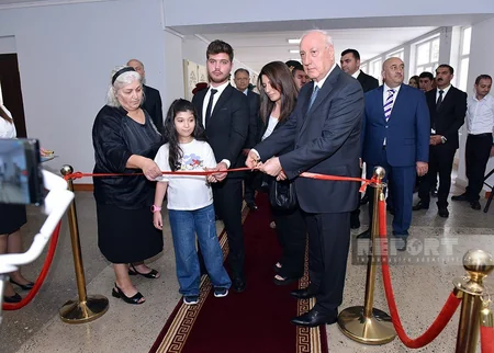 Sumqayıtda şəhid mayor Anar Şükürovun büstünün və xatirə muzeyinin açılışı olub