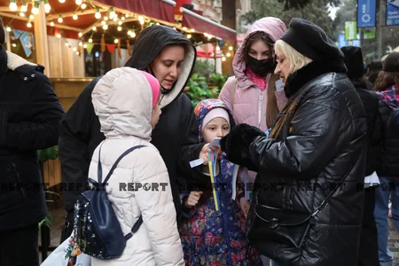 В Баку прошла акция в поддержку Украины