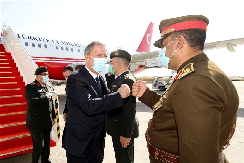 Turkish Defense Minister and Chief of General Staff visiting Iraq