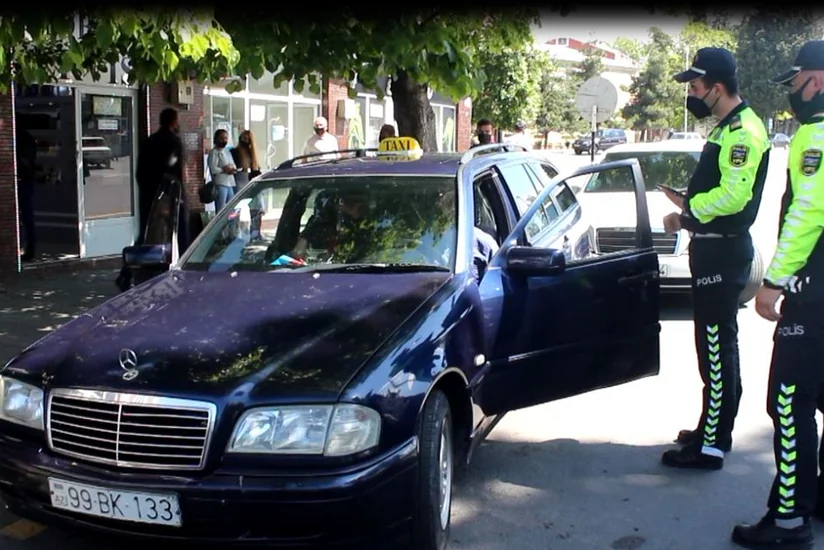 Qaxda reyd keçirildi, sürücülər cərimələndi