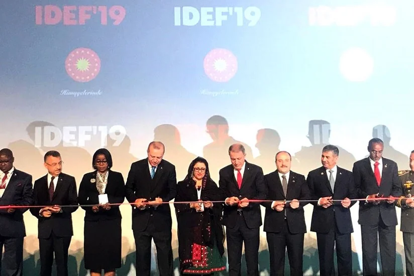 Закир Гасанов принял участие в церемонии открытия выставки IDEF-2019