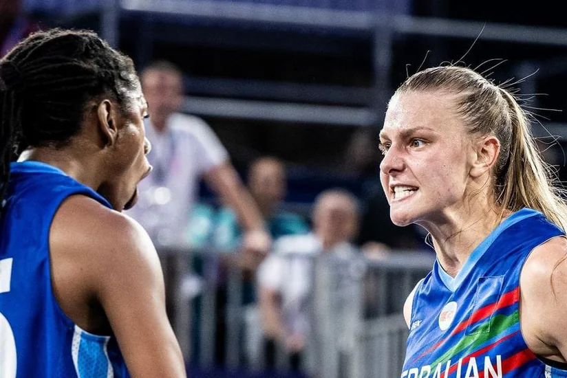 Paris-2024: Azərbaycanın qadınlardan ibarət 3x3 basketbol millisi ABŞ yığmasına qalib gəlib