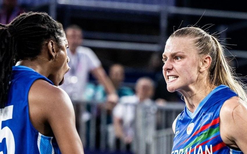 Paris-2024: Azərbaycanın qadınlardan ibarət 3x3 basketbol millisi ABŞ yığmasına qalib gəlib