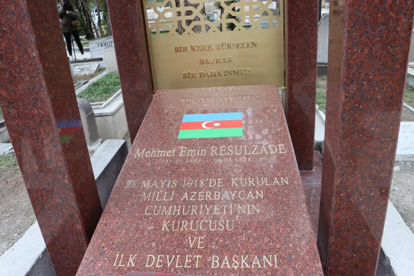 Məhəmməd Əmin Rəsulzadənin məzarının abadlaşdırılması istiqamətində kompleks işlər görülüb