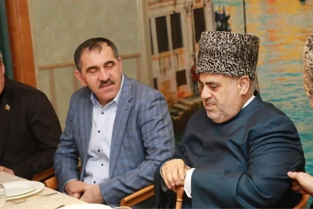 Аллахшукюр Пашазаде встретился с главой Ингушетии Юнусбеком Евкуровым