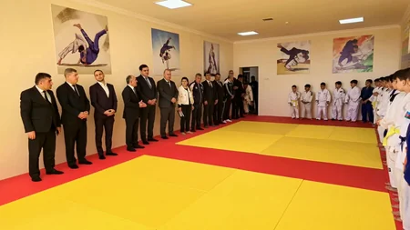 Cəlilabadda cüdo zalının açılışı olub