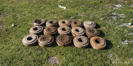 Astarada 15 ədəd təlim məqsədli tank əleyhinə mina tapılıb