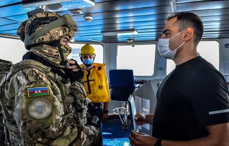 Азербайджанские военные моряки приняли участие в оценочных учениях НАТО