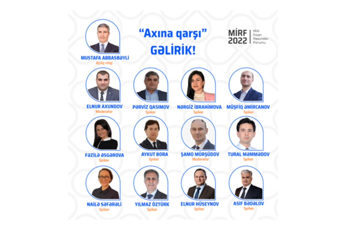 Milli İnsan Resursları Forumunun spikerləri bəlli oldu!